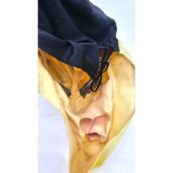 Vintage 1995 Paper Magic Group Nu-Skin Hooded Mask Net Eyes PMG Halloween 90s - Picture 6 of 7